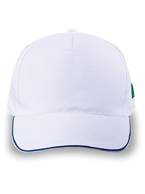 Cappellino in cotone con bandiera