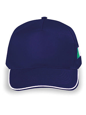 Cappellino in cotone con bandiera