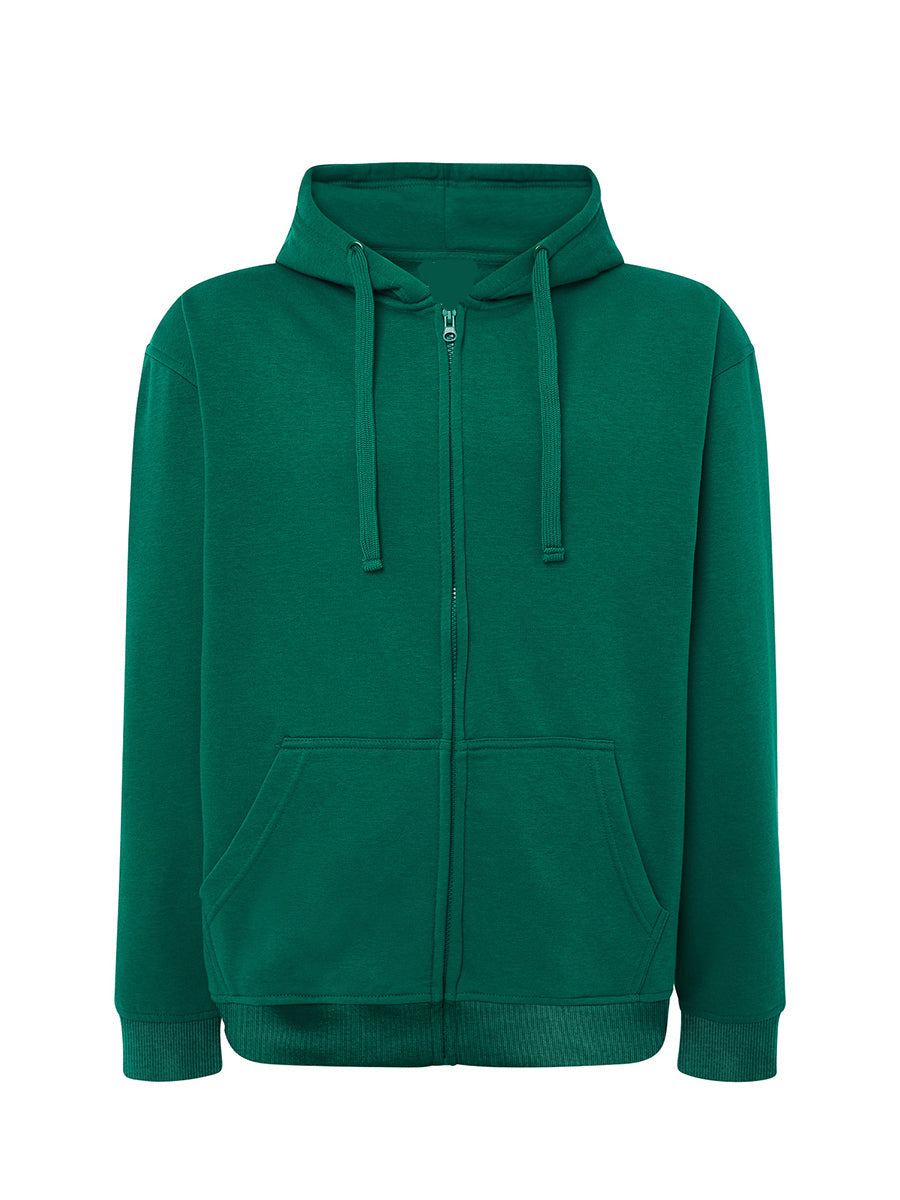 FELPA UNISEX CAPPUCCIO E ZIP PREMIUM