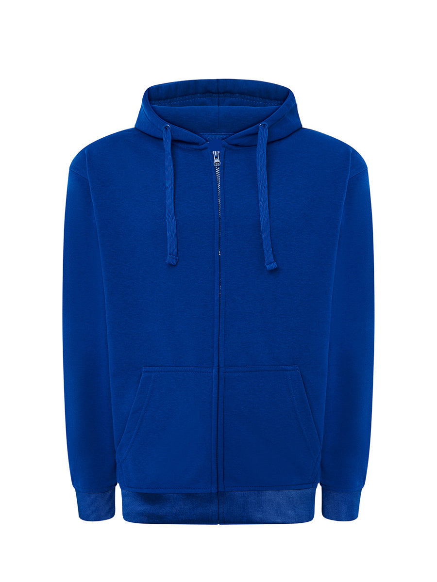 FELPA UNISEX CAPPUCCIO E ZIP PREMIUM