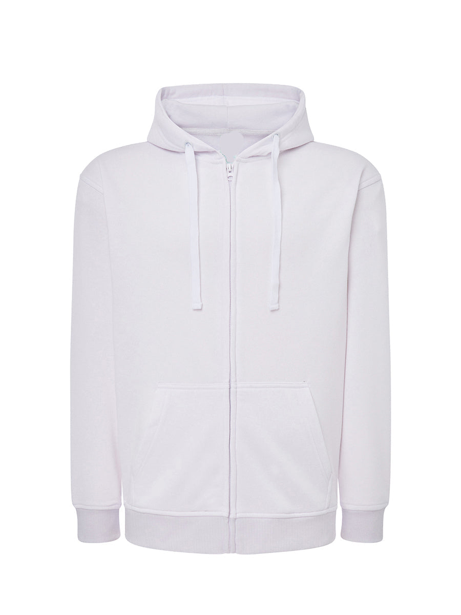 FELPA UNISEX CAPPUCCIO E ZIP PREMIUM